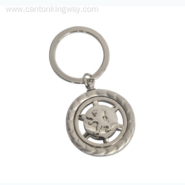 Promotional Metal Key Chain with Car brand Compass